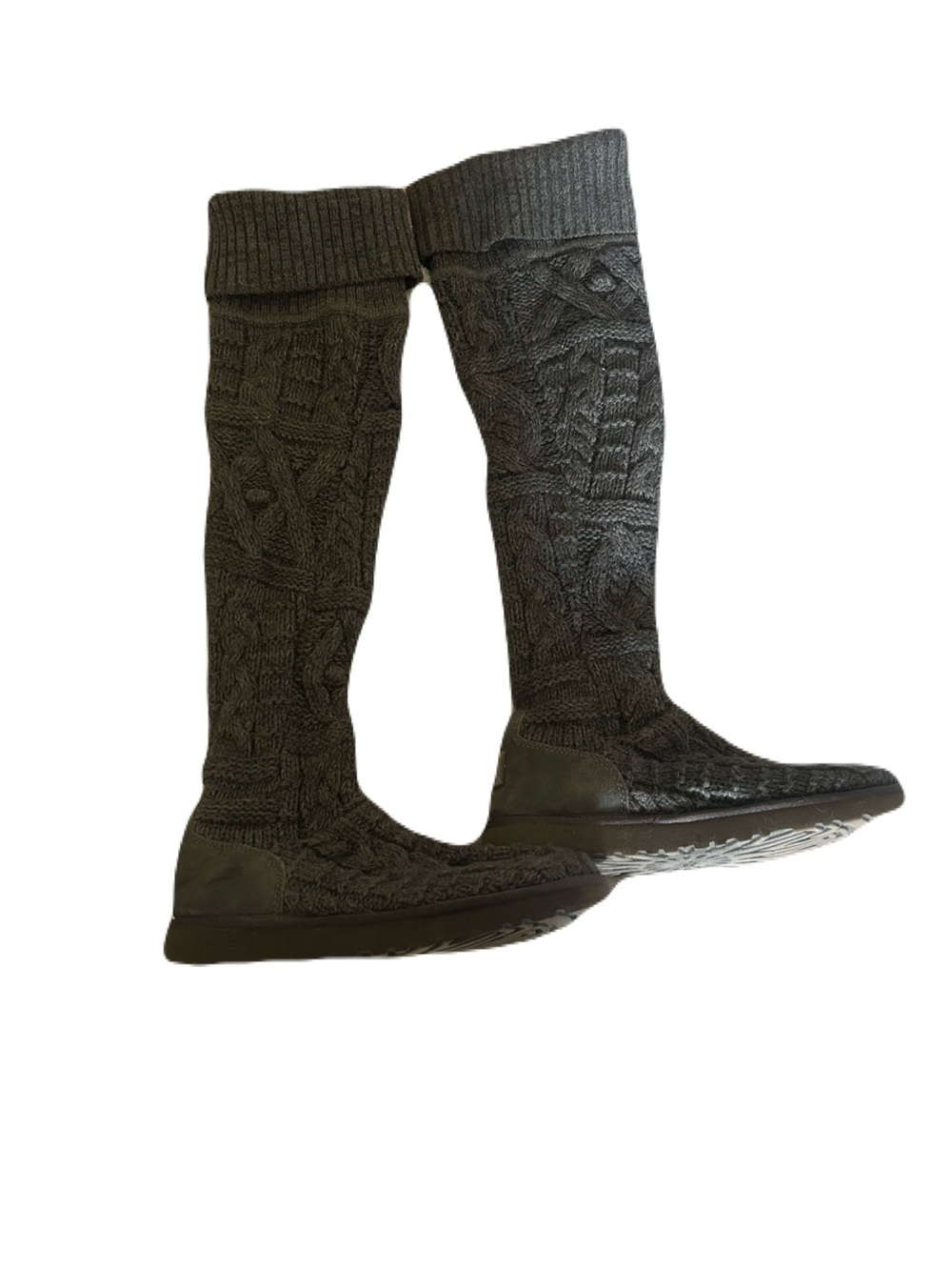 UGG Over The Knee Twisted Cable Knit Boots